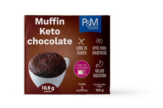 Muffin Chocolate keto Express 120g - P&M Foods